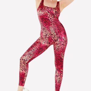 Yitty Pink Leopard Headliner Shaping Catsuit